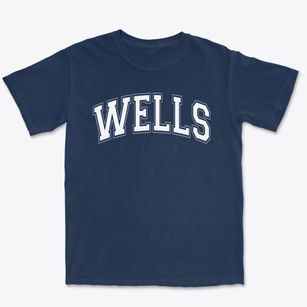 Wells Elementary School Varsity Arch Premium Heavyweight T-shirt