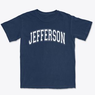 Jefferson Elementary School Varsity Arch Premium Heavyweight T-shirt