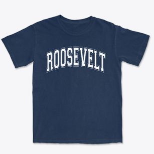 Roosevelt Elementary School Varsity Arch Premium Heavyweight T-shirt