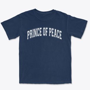 Prince Of Peace School Varsity Arch Premium Heavyweight T-shirt