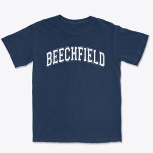 Beechfield Elementary School Varsity Arch Premium Heavyweight T-shirt