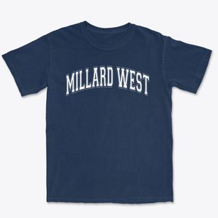 Millard West High School Varsity Arch Premium Heavyweight T-shirt