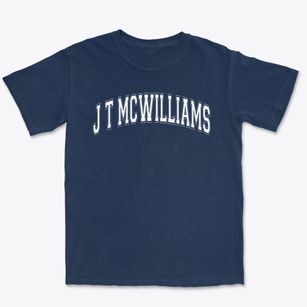 J T Mcwilliams Elementary School Varsity Arch Premium Heavyweight T-shirt