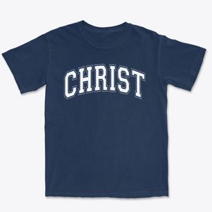 Christ Lutheran School Varsity Arch Premium Heavyweight T-shirt