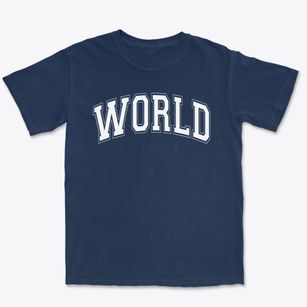 World Of Inquiry School Varsity Arch Premium Heavyweight T-shirt