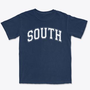 South Junior High School Varsity Arch Premium Heavyweight T-shirt