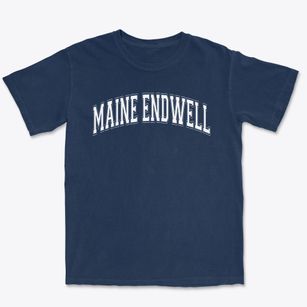 Maine Endwell Middle School Varsity Arch Premium Heavyweight T-shirt