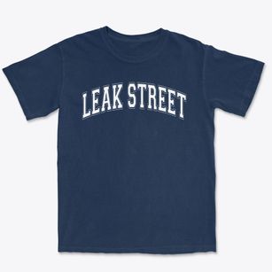 Leak Street Alternative School Varsity Arch Premium Heavyweight T-shirt