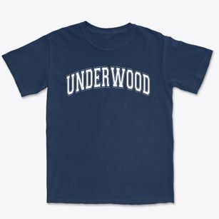 Underwood Elementary School Varsity Arch Premium Heavyweight T-shirt