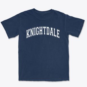 Knightdale Elementary School Varsity Arch Premium Heavyweight T-shirt