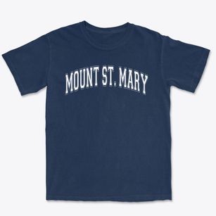 Mount Saint Mary High School Varsity Arch Premium Heavyweight T-shirt