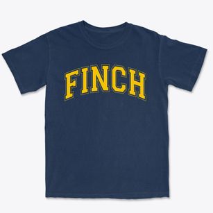 Finch Elementary School Varsity Arch Premium Heavyweight T-shirt
