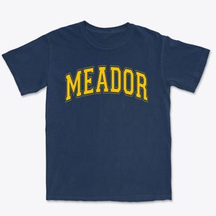 Meador Elementary School Varsity Arch Premium Heavyweight T-shirt
