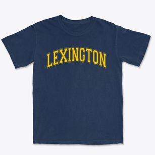 Lexington Junior High School Varsity Arch Premium Heavyweight T-shirt