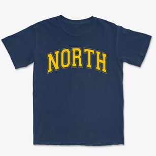 North Elementary School Varsity Arch Premium Heavyweight T-shirt