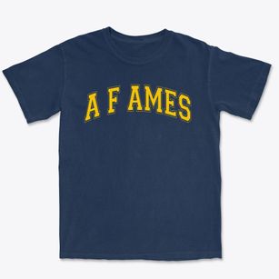 A F Ames Elementary School Varsity Arch Premium Heavyweight T-shirt