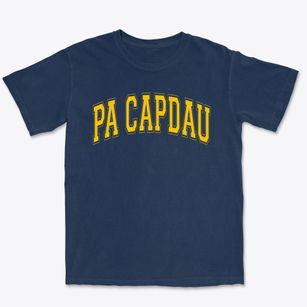 Pa Capdau Junior High School Varsity Arch Premium Heavyweight T-shirt