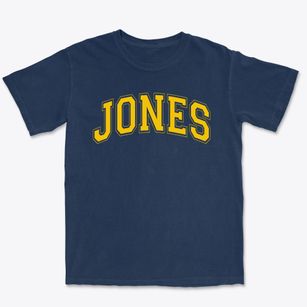 Jones Elementary Middle School Varsity Arch Premium Heavyweight T-shirt