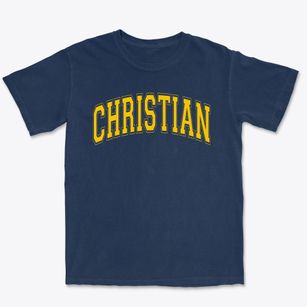 Christian Liberty School Varsity Arch Premium Heavyweight T-shirt
