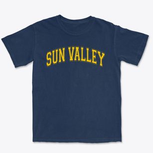 Sun Valley High School Varsity Arch Premium Heavyweight T-shirt