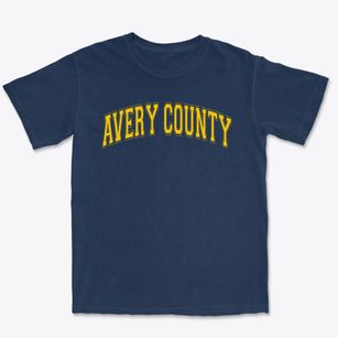 Avery County Middle School Varsity Arch Premium Heavyweight T-shirt