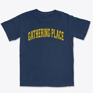 The Gathering Place Varsity Arch Premium Heavyweight T-shirt