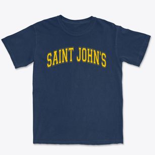 Saint John's Christian School Varsity Arch Premium Heavyweight T-shirt