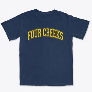 Four Creeks Elementary School Varsity Arch Premium Heavyweight T-shirt