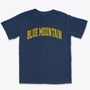 Blue Mountain Academy Varsity Arch Premium Heavyweight T-shirt