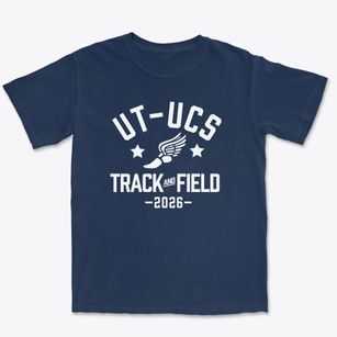 University Of Texas- University Charter School Track and Field Premium Heavyweight T-shirt