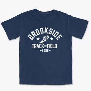 Brookside Elementary School Track and Field Premium Heavyweight T-shirt