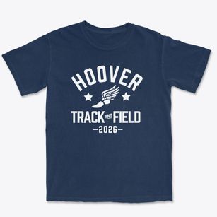 Herbert Hoover High School Track and Field Premium Heavyweight T-shirt