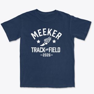 Meeker Middle School Track and Field Premium Heavyweight T-shirt