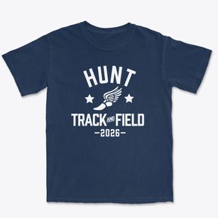 Hunt Middle School Track and Field Premium Heavyweight T-shirt