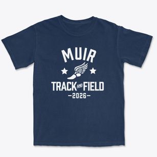 John Muir Elementary School Track and Field Premium Heavyweight T-shirt