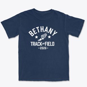 Bethany Lutheran School Track and Field Premium Heavyweight T-shirt