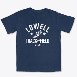 Lowell Elementary School Track and Field Premium Heavyweight T-shirt