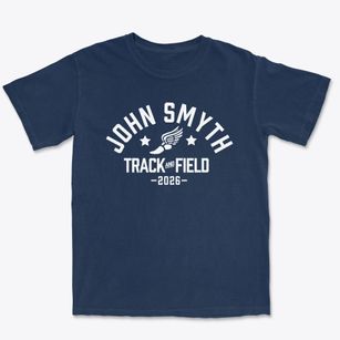John Smyth Elementary School Track and Field Premium Heavyweight T-shirt