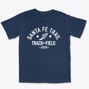 Santa Fe Trail Middle School Track and Field Premium Heavyweight T-shirt