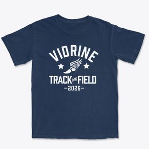 Vidrine School Track and Field Premium Heavyweight T-shirt