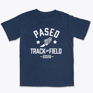Paseo High School Track and Field Premium Heavyweight T-shirt