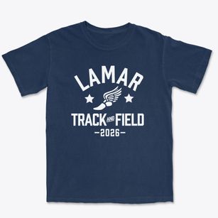 Lamar High School Track and Field Premium Heavyweight T-shirt