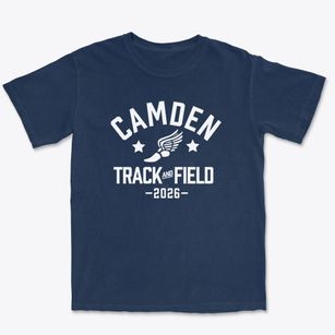 Camden Academy Charter High School Track and Field Premium Heavyweight T-shirt