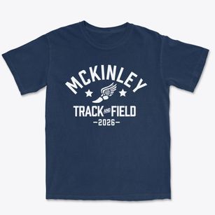 Mckinley Middle School Track and Field Premium Heavyweight T-shirt
