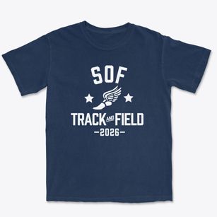 School Of The Future Track and Field Premium Heavyweight T-shirt
