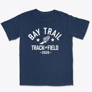 Bay Trail Middle School Track and Field Premium Heavyweight T-shirt