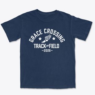 Grace Crossing Homeschool Track and Field Premium Heavyweight T-shirt