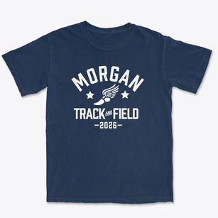 Morgan School Track and Field Premium Heavyweight T-shirt