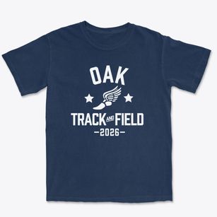 Oak Elementary School Track and Field Premium Heavyweight T-shirt