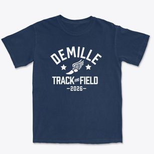 Demille Elementary School Track and Field Premium Heavyweight T-shirt